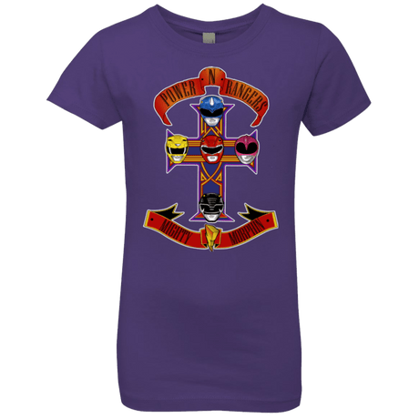 T-Shirts Purple Rush / YXS Power N Rangers Girls Premium T-Shirt