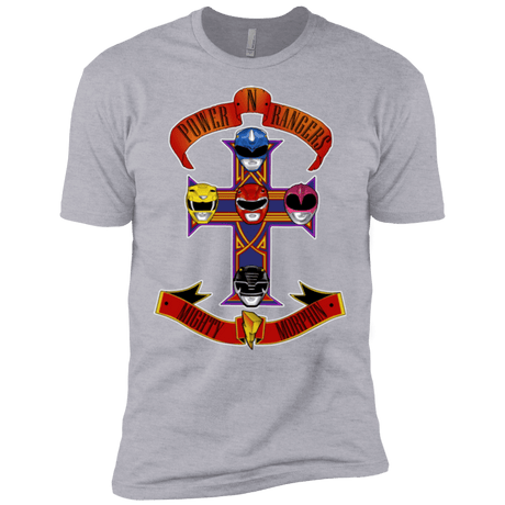 T-Shirts Heather Grey / X-Small Power N Rangers Men's Premium T-Shirt