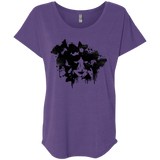 T-Shirts Purple Rush / X-Small Power of 11 Triblend Dolman Sleeve