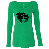 T-Shirts Envy / S Power of 11 Women's Triblend Long Sleeve Shirt
