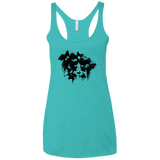 T-Shirts Tahiti Blue / X-Small Power of 11 Women's Triblend Racerback Tank