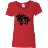 T-Shirts Red / S Power of 11 Women's V-Neck T-Shirt