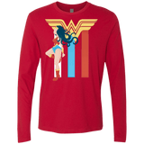 T-Shirts Red / Small Powerful Princess Men's Premium Long Sleeve