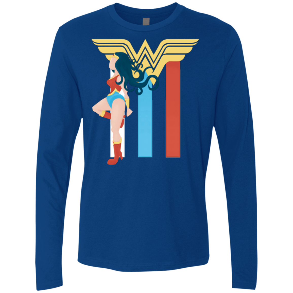 T-Shirts Royal / Small Powerful Princess Men's Premium Long Sleeve