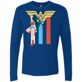 T-Shirts Royal / Small Powerful Princess Men's Premium Long Sleeve