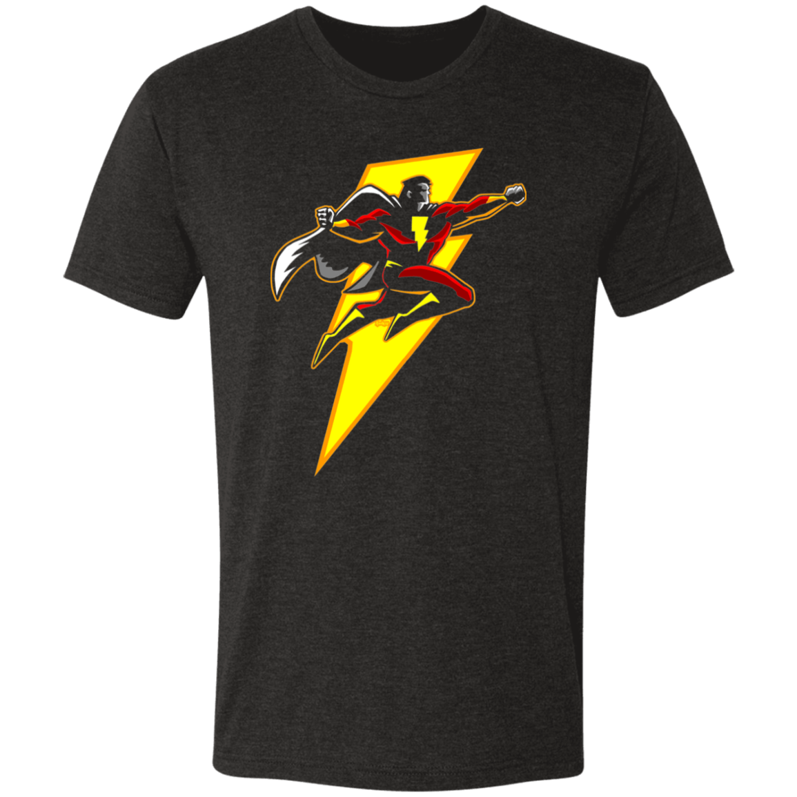 T-Shirts Vintage Black / S Powerhero Men's Triblend T-Shirt