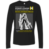 T-Shirts Black / Small POWERLOADER SERVICE AND REPAIR MANUAL Men's Premium Long Sleeve