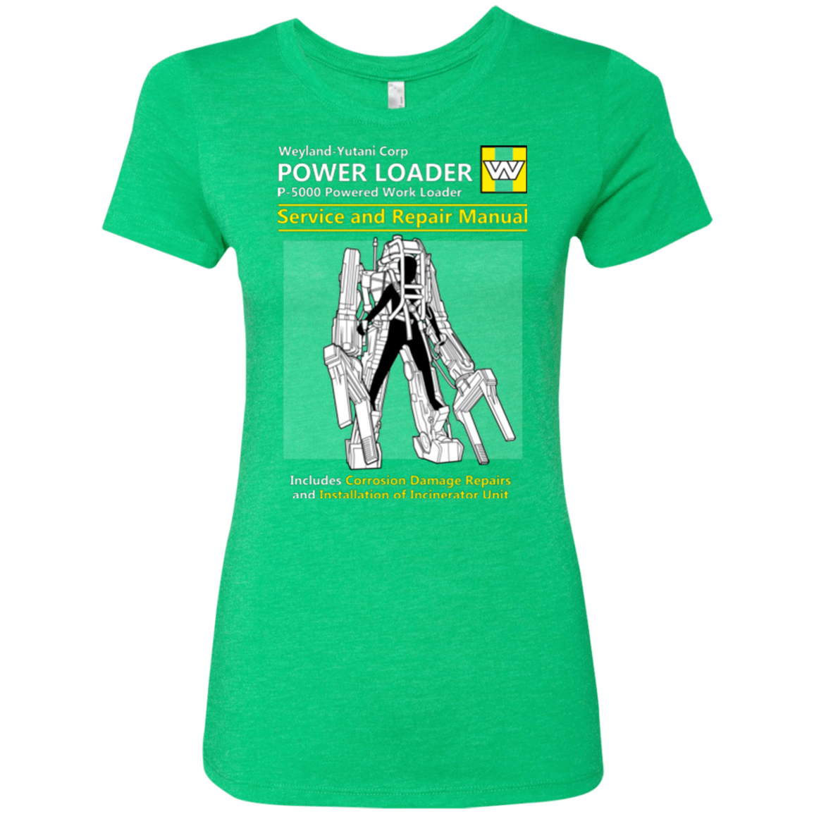 T-Shirts Envy / Small POWERLOADER SERVICE AND REPAIR MANUAL Women's Triblend T-Shirt