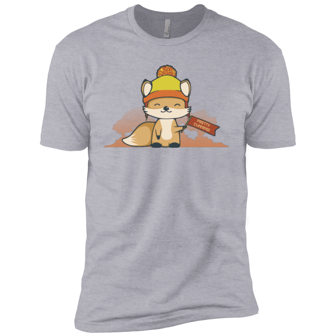 T-Shirts Heather Grey / YXS Pretty Cunning Boys Premium T-Shirt