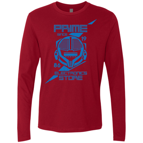T-Shirts Cardinal / Small Prime electronics Men's Premium Long Sleeve