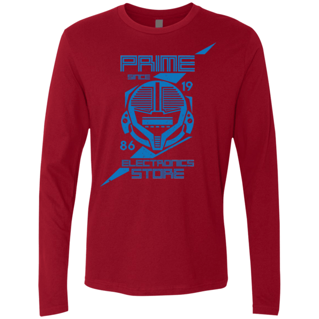 T-Shirts Cardinal / Small Prime electronics Men's Premium Long Sleeve