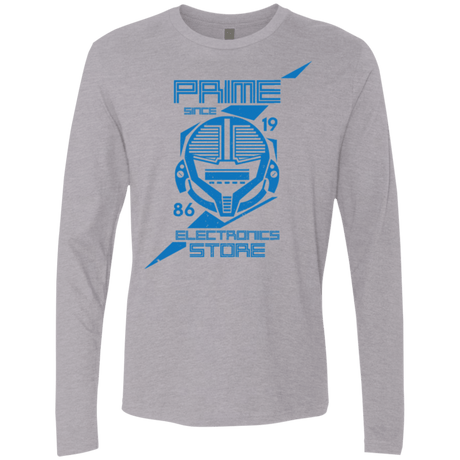 T-Shirts Heather Grey / Small Prime electronics Men's Premium Long Sleeve
