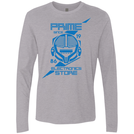 T-Shirts Heather Grey / Small Prime electronics Men's Premium Long Sleeve