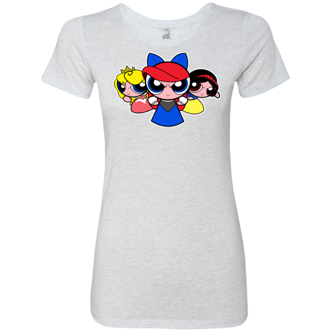 T-Shirts Heather White / Small Princess Puff Girls Women's Triblend T-Shirt