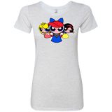 T-Shirts Heather White / Small Princess Puff Girls Women's Triblend T-Shirt