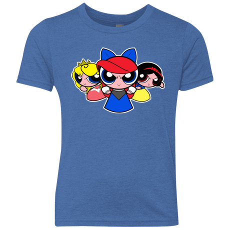 T-Shirts Vintage Royal / YXS Princess Puff Girls Youth Triblend T-Shirt