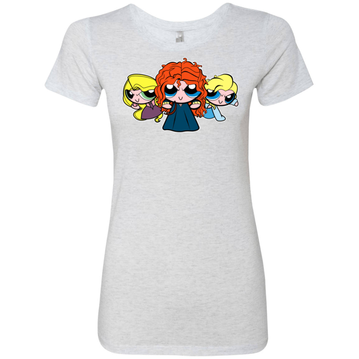 T-Shirts Heather White / Small Princess Puff Girls2 Women's Triblend T-Shirt