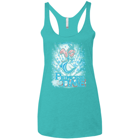 T-Shirts Tahiti Blue / X-Small Princess Time Alice Women's Triblend Racerback Tank