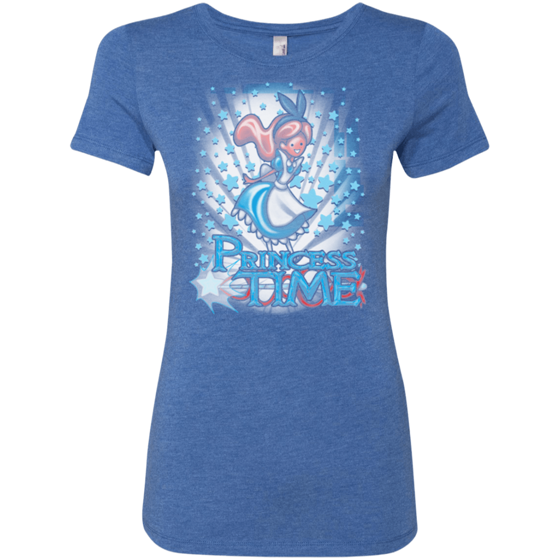 T-Shirts Vintage Royal / Small Princess Time Alice Women's Triblend T-Shirt