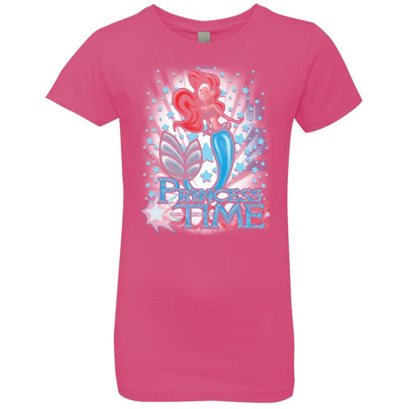 T-Shirts Hot Pink / YXS Princess Time Ariel Girls Premium T-Shirt