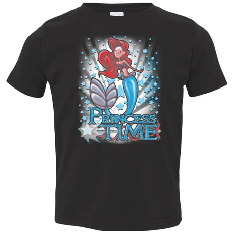 T-Shirts Black / 2T Princess Time Ariel Toddler Premium T-Shirt