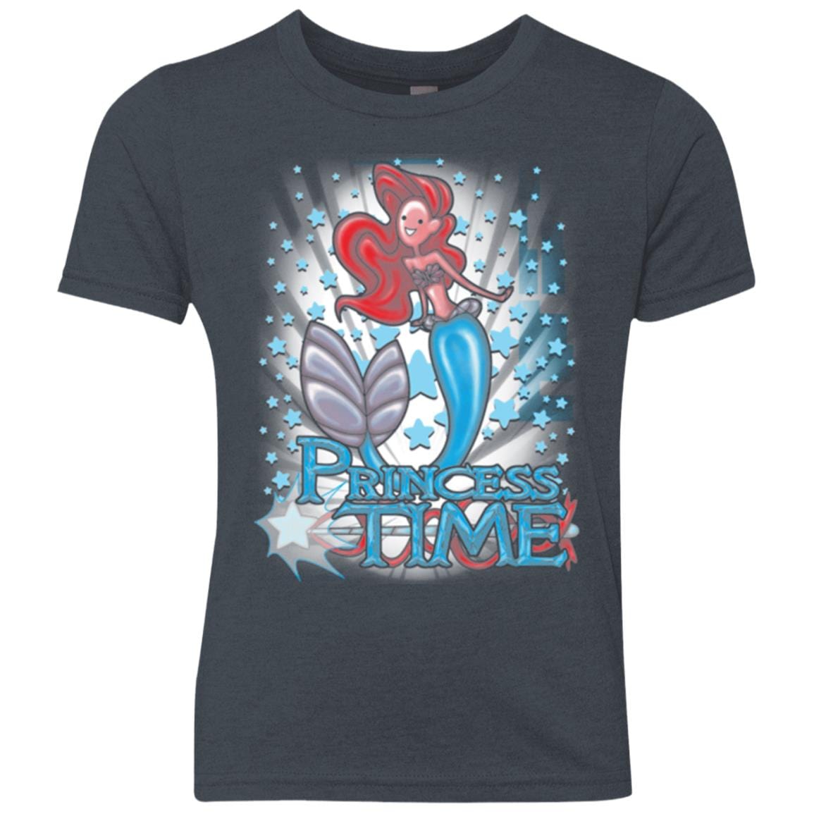T-Shirts Vintage Navy / YXS Princess Time Ariel Youth Triblend T-Shirt