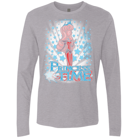 T-Shirts Heather Grey / Small Princess Time Aurora Men's Premium Long Sleeve