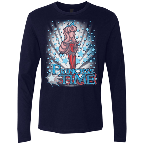 T-Shirts Midnight Navy / Small Princess Time Aurora Men's Premium Long Sleeve