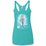T-Shirts Tahiti Blue / X-Small Princess Time Aurora Women's Triblend Racerback Tank