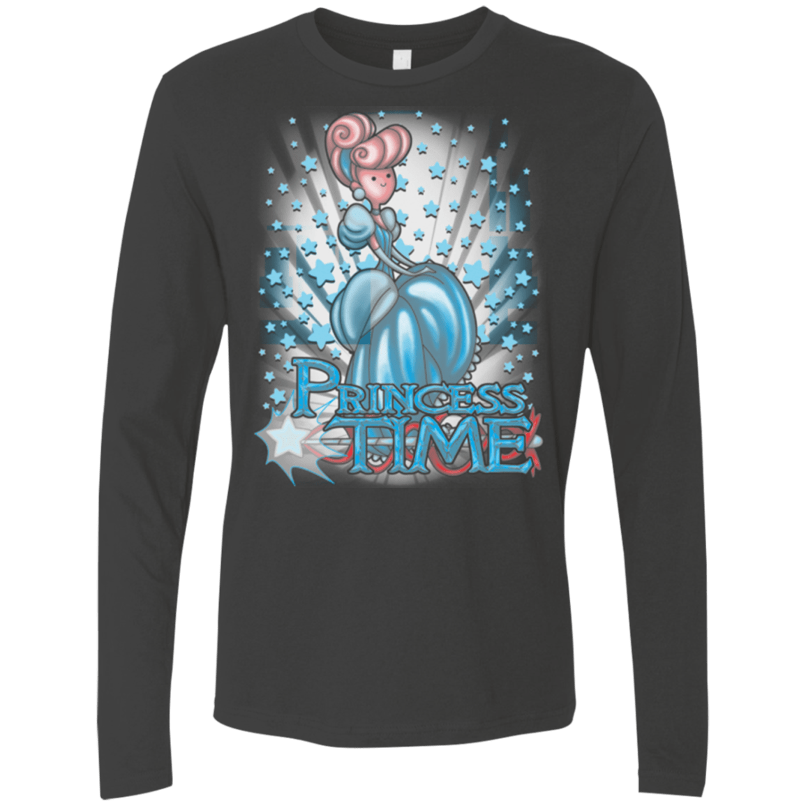 T-Shirts Heavy Metal / Small Princess Time Cinderella Men's Premium Long Sleeve