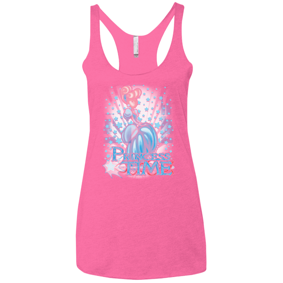 T-Shirts Vintage Pink / X-Small Princess Time Cinderella Women's Triblend Racerback Tank