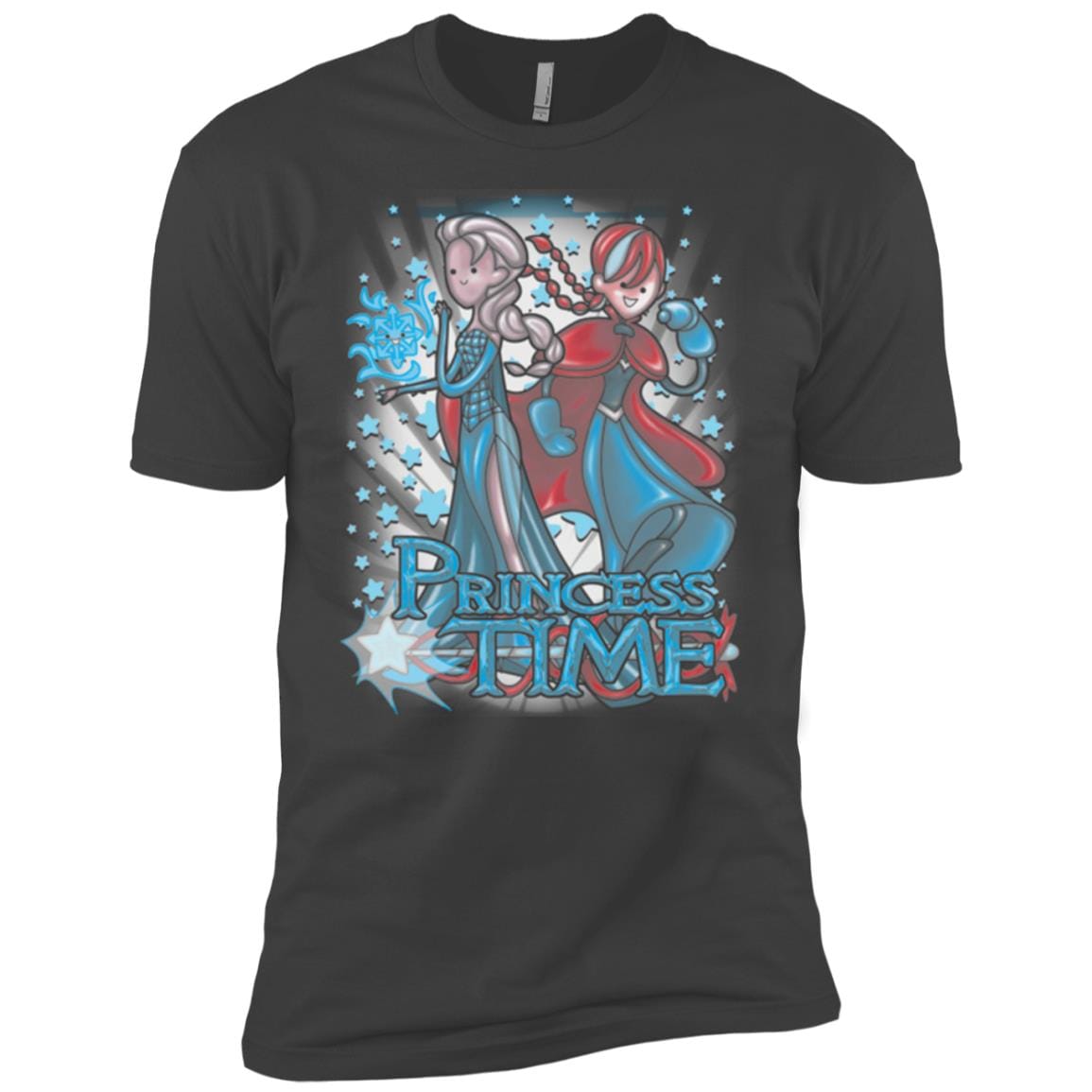 T-Shirts Heavy Metal / YXS Princess Time Elsa Anna Boys Premium T-Shirt