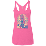 T-Shirts Vintage Pink / X-Small Princess Time Jasmine Women's Triblend Racerback Tank