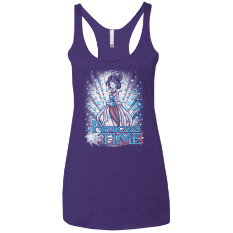 T-Shirts Purple / X-Small Princess Time Mulan Women's Triblend Racerback Tank