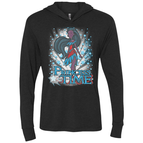 T-Shirts Vintage Black / X-Small Princess Time Pocahontas Triblend Long Sleeve Hoodie Tee