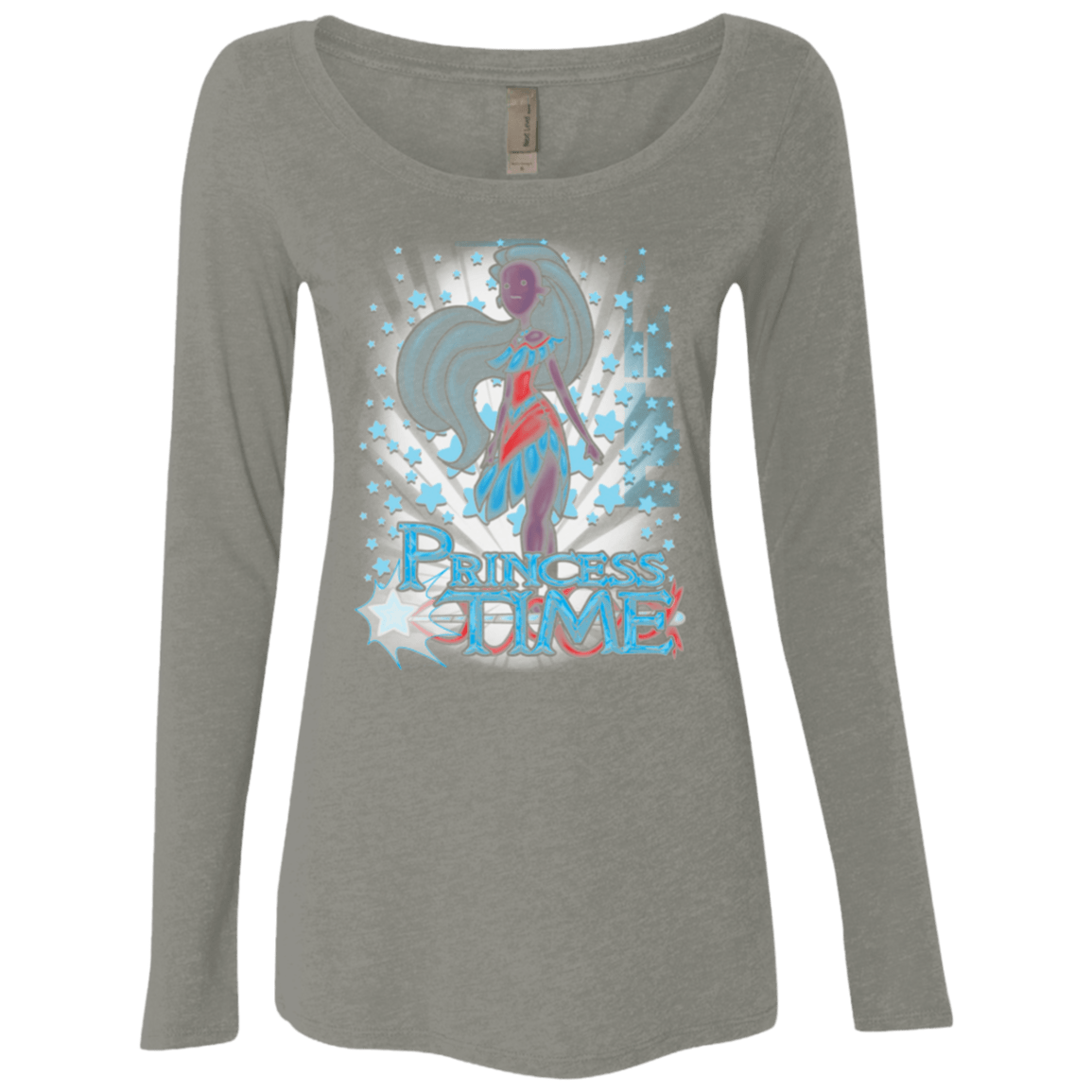 T-Shirts Venetian Grey / Small Princess Time Pocahontas Women's Triblend Long Sleeve Shirt