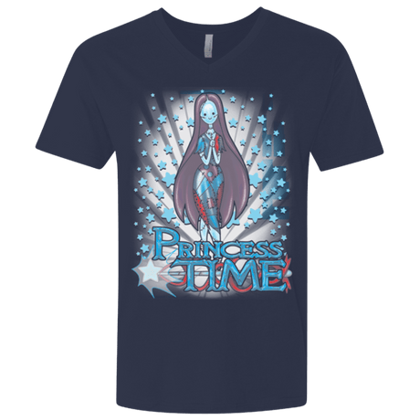 T-Shirts Midnight Navy / X-Small Princess Time Sally Men's Premium V-Neck