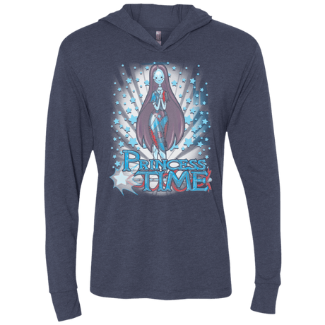 T-Shirts Vintage Navy / X-Small Princess Time Sally Triblend Long Sleeve Hoodie Tee