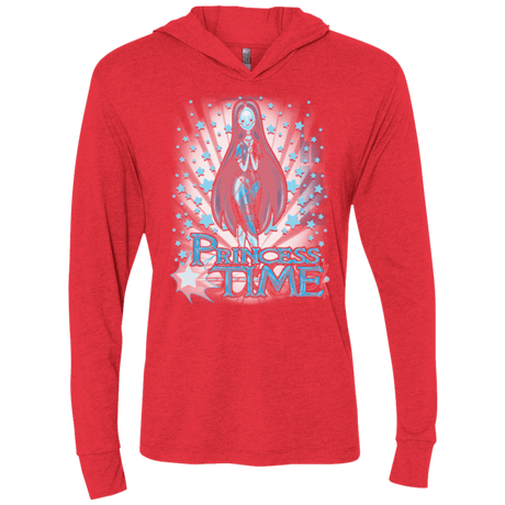 T-Shirts Vintage Red / X-Small Princess Time Sally Triblend Long Sleeve Hoodie Tee