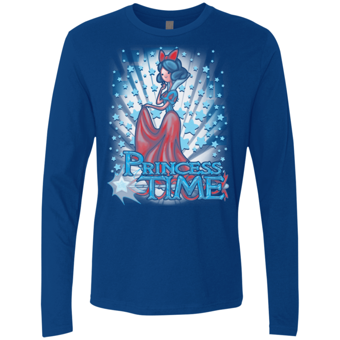 T-Shirts Royal / Small Princess Time Snow White Men's Premium Long Sleeve