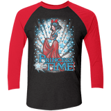T-Shirts Vintage Black/Vintage Red / X-Small Princess Time Snow White Men's Triblend 3/4 Sleeve