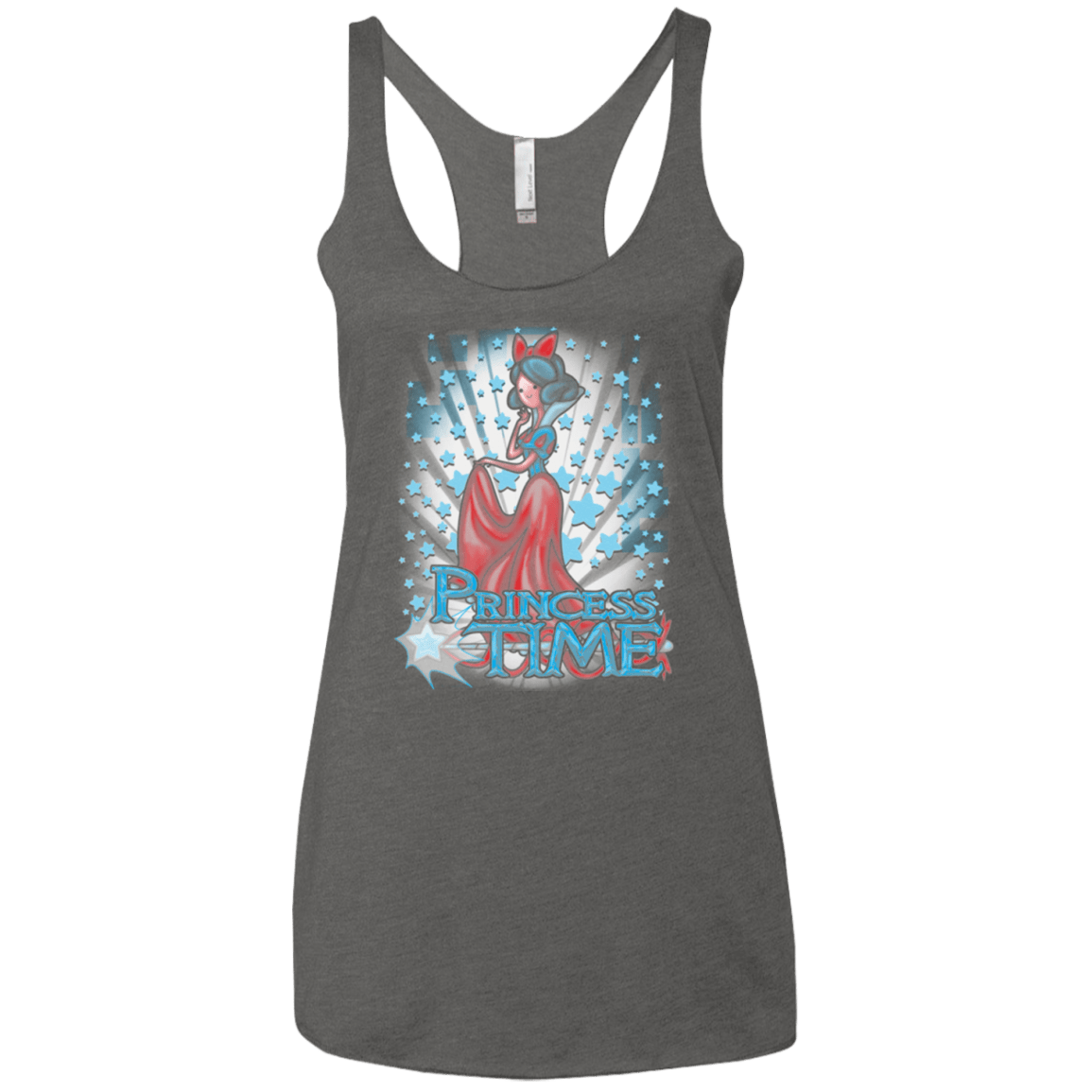 T-Shirts Premium Heather / X-Small Princess Time Snow White Women's Triblend Racerback Tank