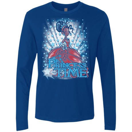 T-Shirts Royal / Small Princess Time Tiana Men's Premium Long Sleeve