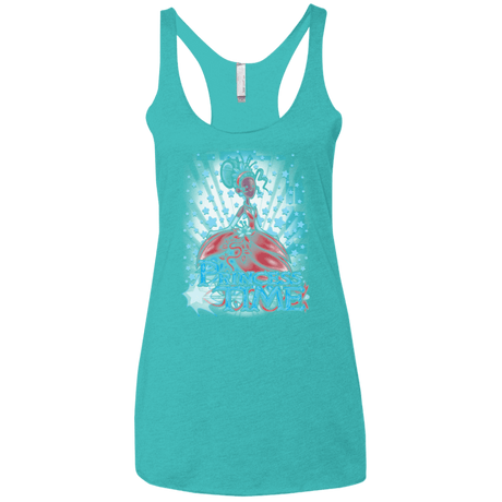 T-Shirts Tahiti Blue / X-Small Princess Time Tiana Women's Triblend Racerback Tank