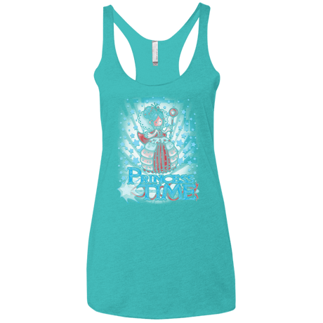 T-Shirts Tahiti Blue / X-Small Princess Time Vanellope Women's Triblend Racerback Tank