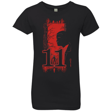 T-Shirts Black / YXS Profile-Stranger Things 11 Girls Premium T-Shirt