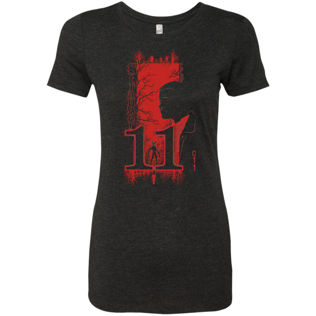 T-Shirts Vintage Black / S Profile-Stranger Things 11 Women's Triblend T-Shirt