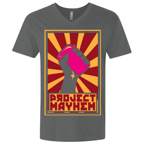 T-Shirts Heavy Metal / X-Small Project Mayhem Men's Premium V-Neck