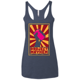 T-Shirts Vintage Navy / X-Small Project Mayhem Women's Triblend Racerback Tank