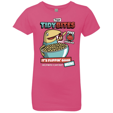 T-Shirts Hot Pink / YXS PROPER TIDY BITES Girls Premium T-Shirt